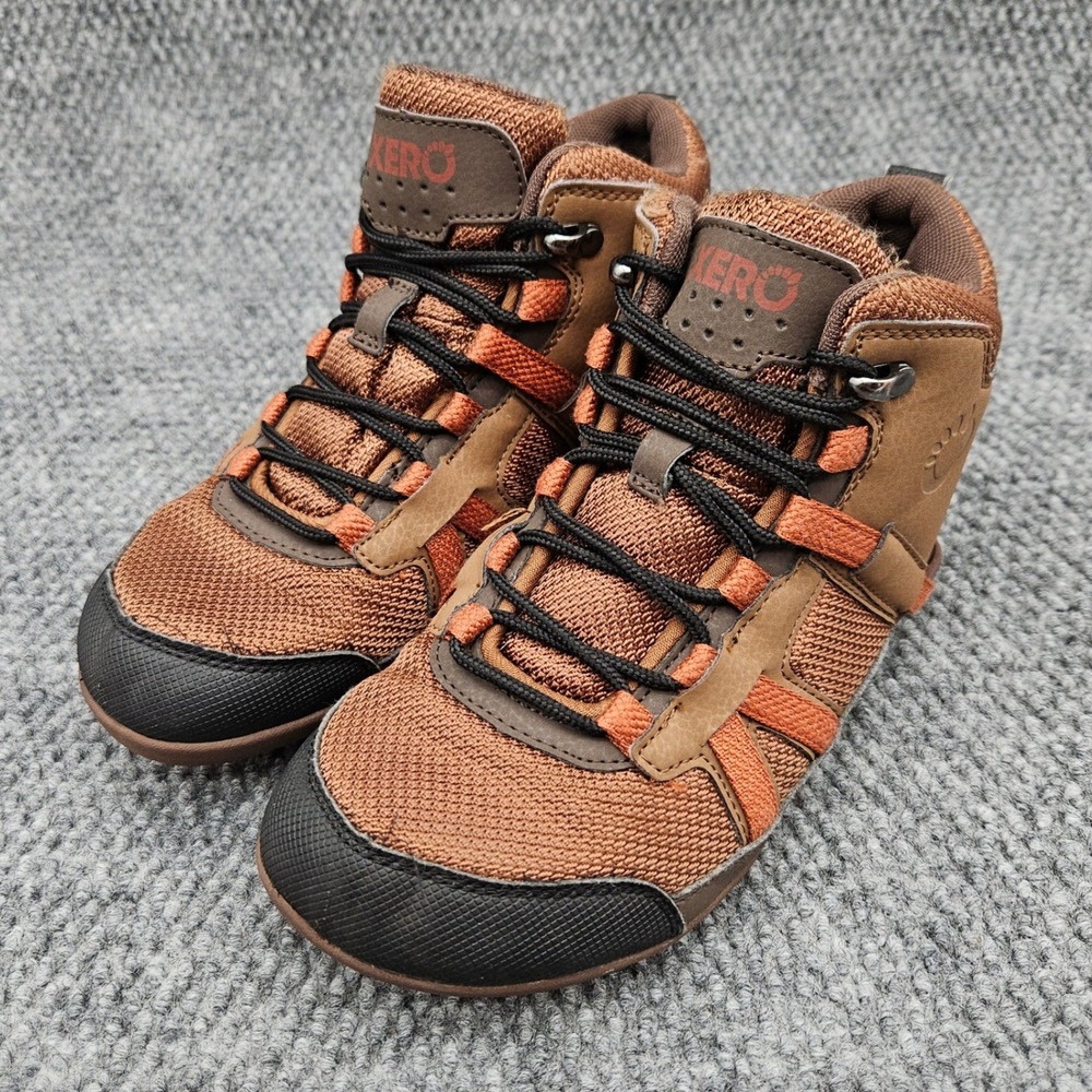 Xero Shoes Women 8.5 Brown Daylite Hiker Minimalist Barefoot Zero Drop Boots‎